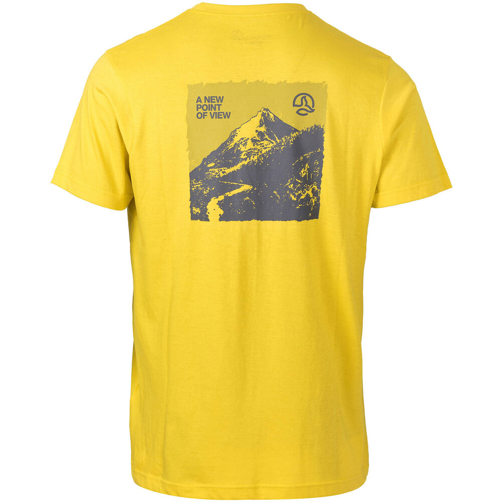 Ternua camiseta montaña manga corta hombre OLIMPO vista trasera