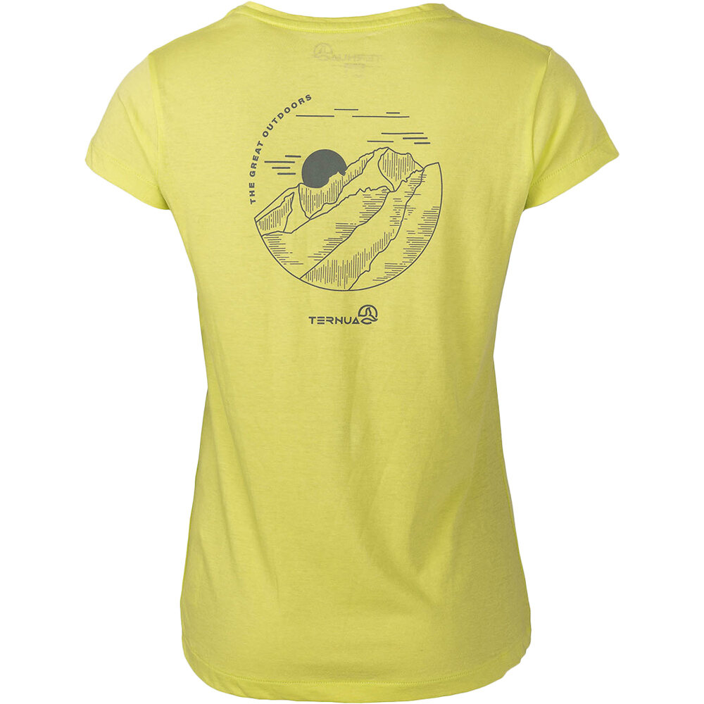 Ternua camiseta montaña manga corta mujer MERA vista trasera