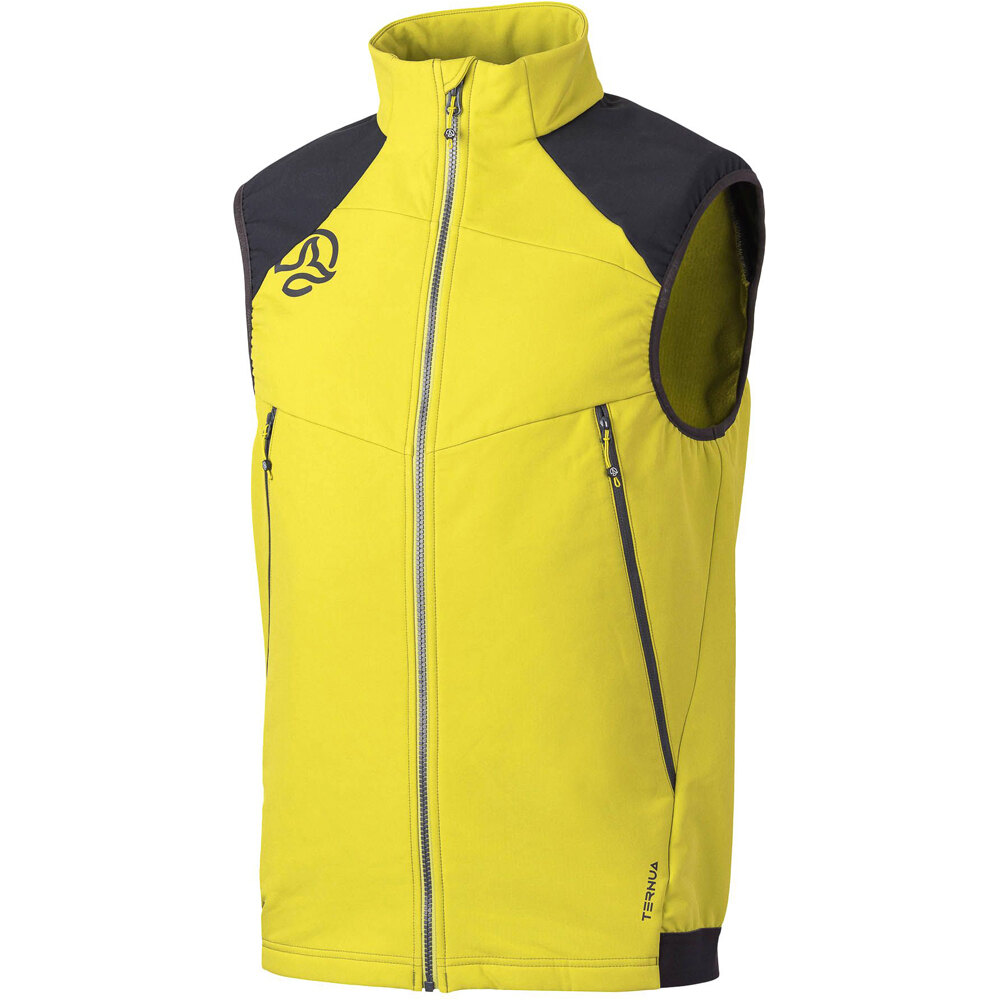 Ternua chaleco polar hombre VERKOM HARD VEST M vista frontal