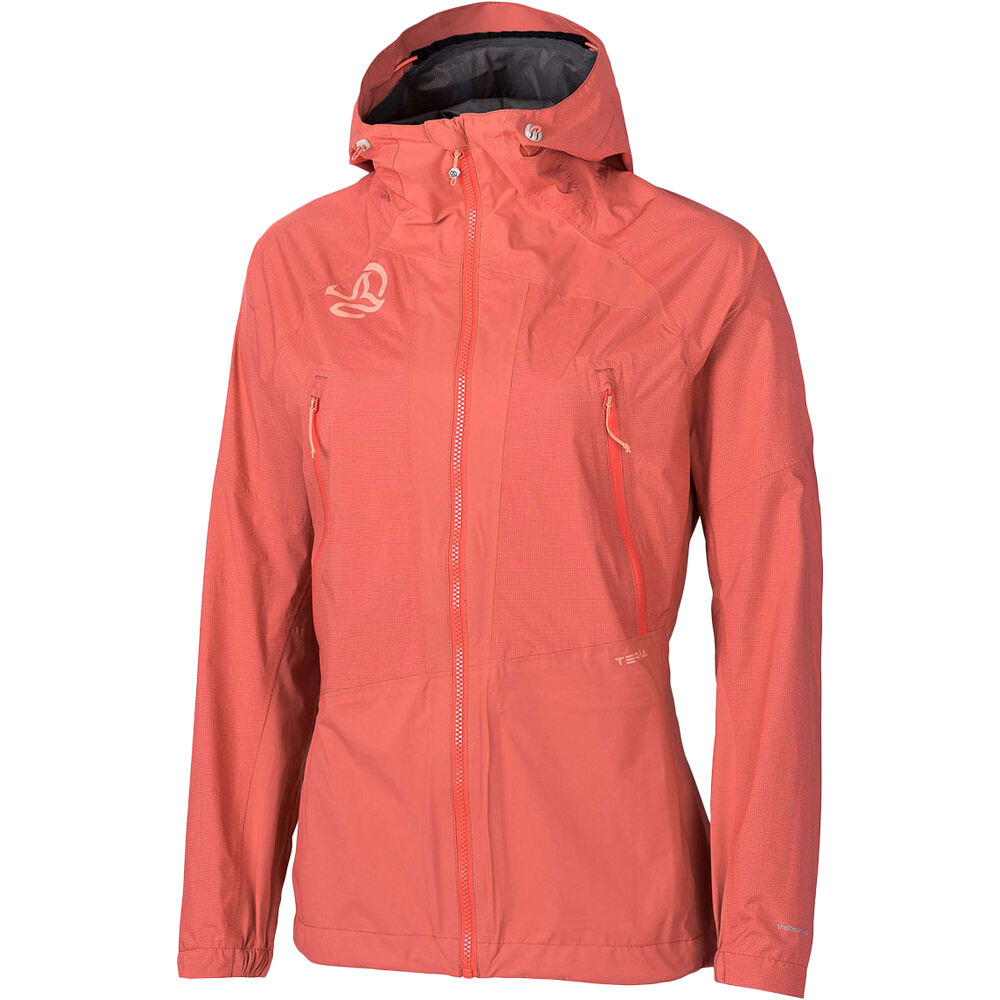 Ternua chaqueta impermeable mujer KARSA JKT W vista frontal