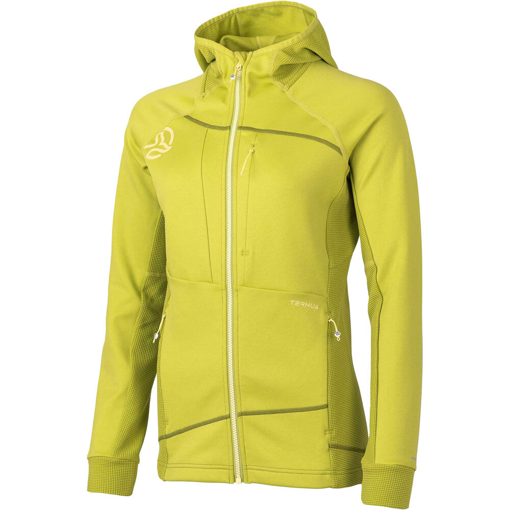 Ternua chaqueta impermeable mujer SAKKETA 2.0 HOOD JKT W vista frontal