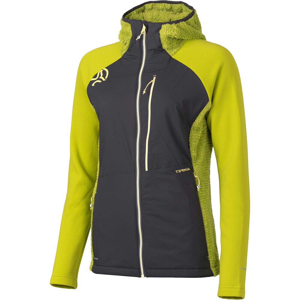 Ternua chaqueta outdoor mujer KIMOA HYBRID JK W vista frontal