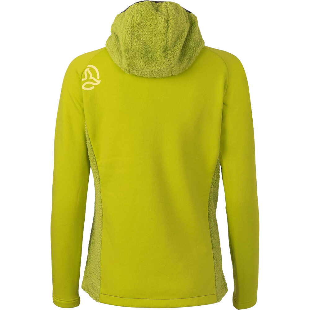 Ternua chaqueta outdoor mujer KIMOA HYBRID JK W vista trasera