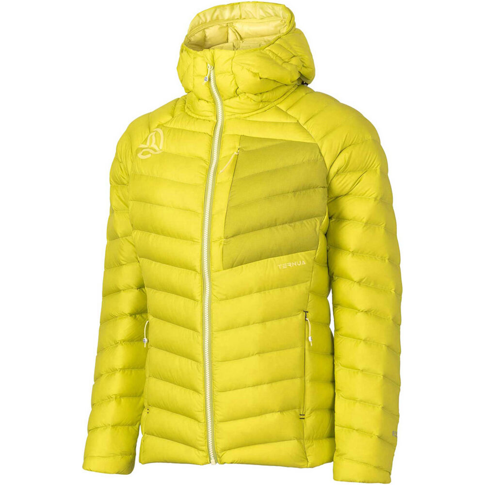 Ternua chaqueta outdoor mujer VILMAN 2.0 HOOD DOWN JKT W vista frontal