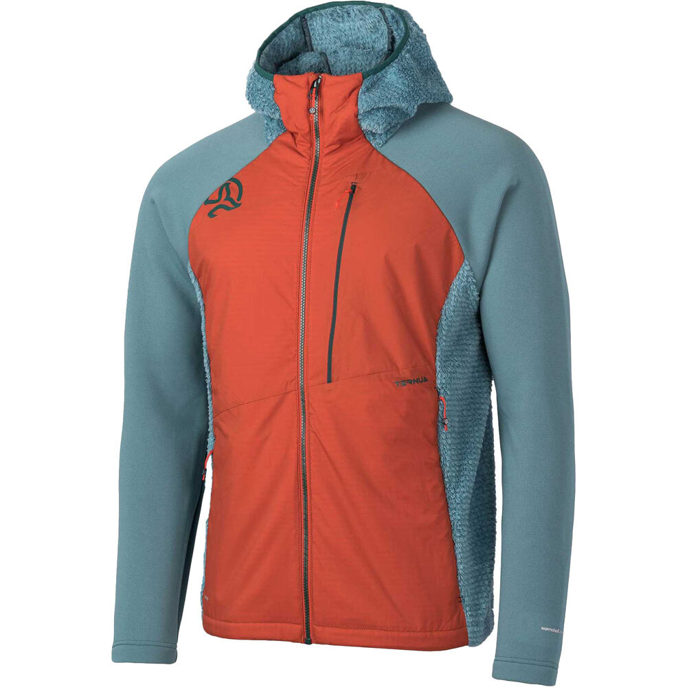 Ternua chaqueta softshell hombre KIMO HYBRID JKT M vista frontal