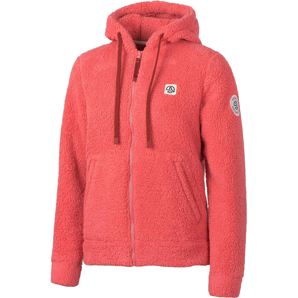 Ternua forro polar mujer IVANY HOODY W vista frontal