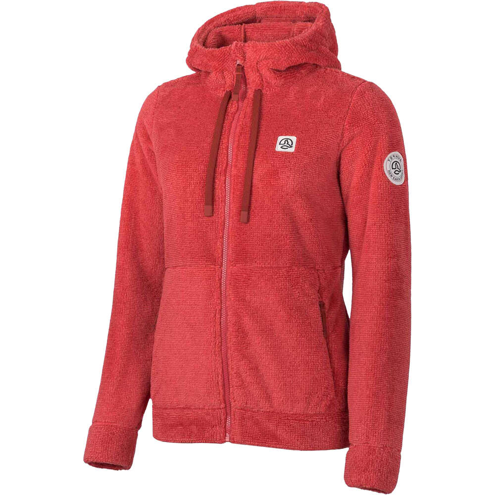 Ternua forro polar mujer RED COVE JKT W vista frontal