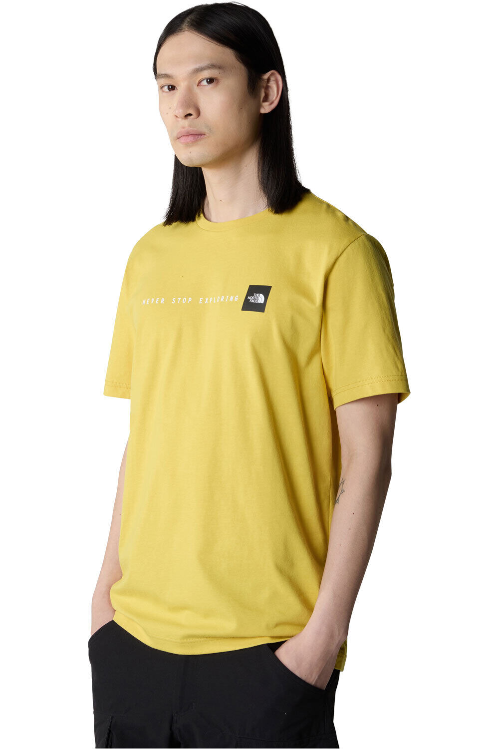 The North Face camiseta manga corta hombre M S/S NEVER STOP EXPLORING TEE vista frontal