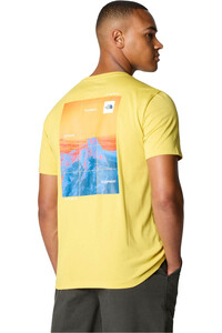 The North Face camiseta montaña manga corta hombre M FOUNDATION HEATGRAPHIC TEE vista trasera