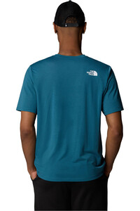 The North Face camiseta montaña manga corta hombre M MOUNTAIN FOUNDATION SS TEE vista trasera