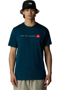 The North Face camiseta montaña manga corta hombre M S/S NEVER STOP EXPLORING TEE vista frontal