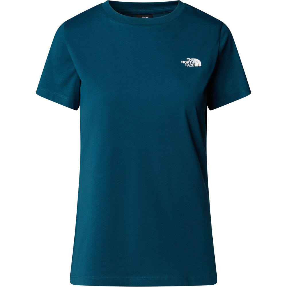 The North Face camiseta montaña manga corta mujer W S/S SIMPLE DOME TEE vista detalle