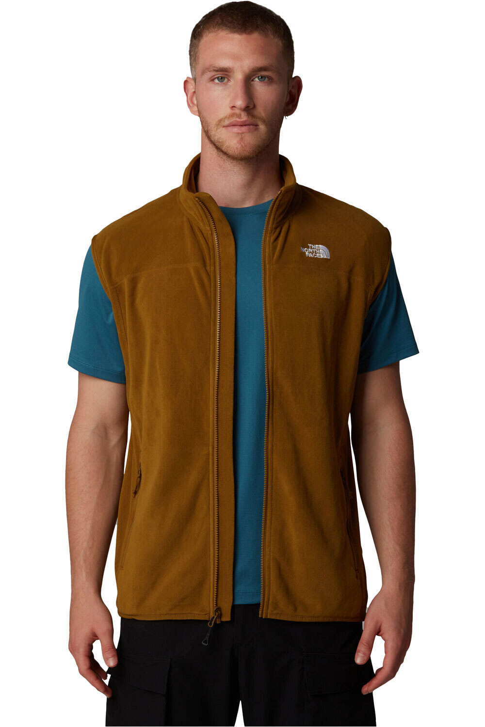 The North Face chaleco outdoor hombre M 100 GLACIER VEST vista detalle