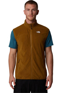 The North Face chaleco outdoor hombre M 100 GLACIER VEST vista frontal