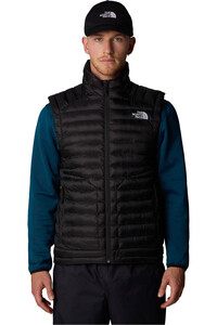 The North Face chaleco outdoor hombre M HUILA SYNTHETIC VEST vista frontal