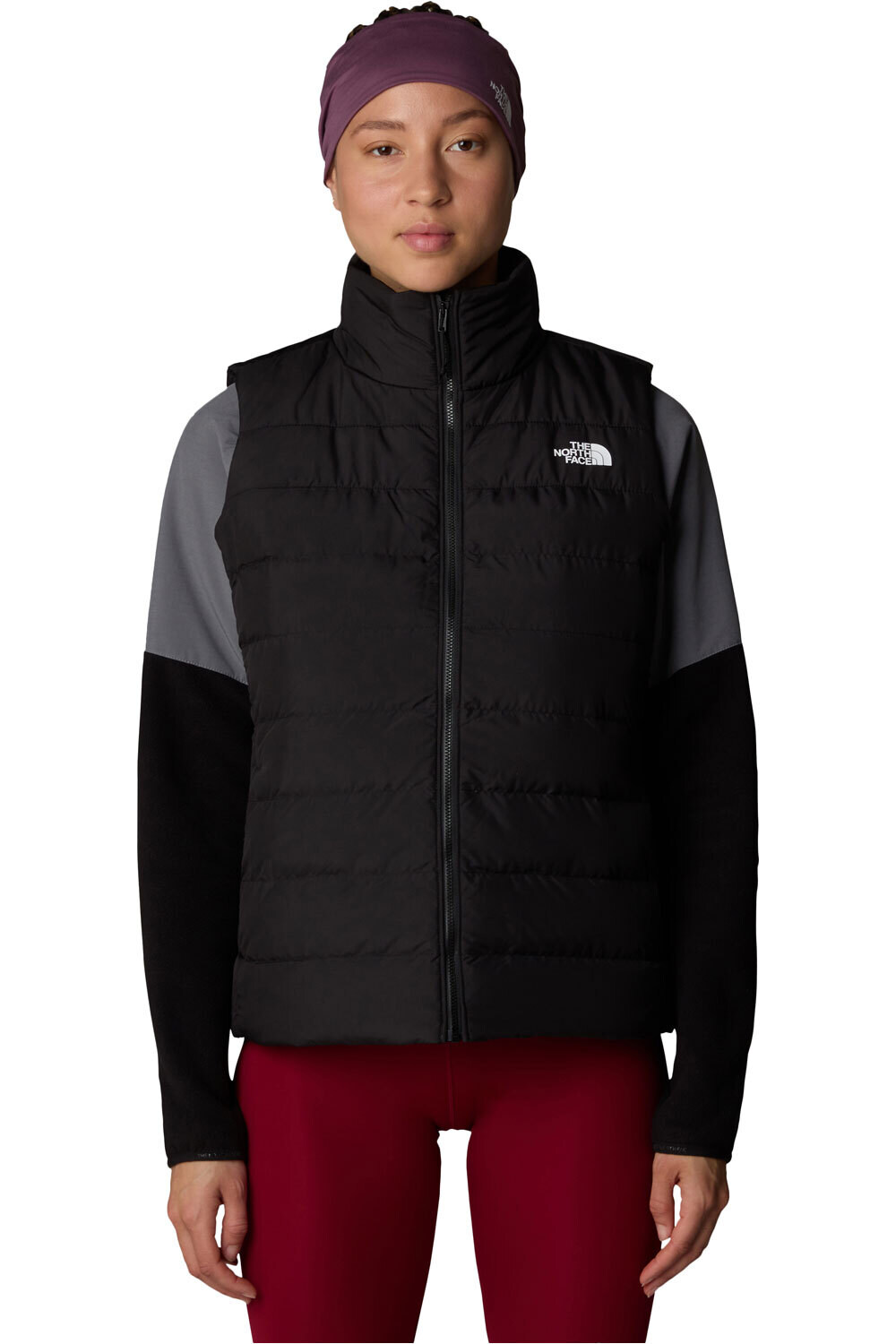 The North Face chaleco outdoor mujer W ACONCAGUA 3 VEST vista frontal