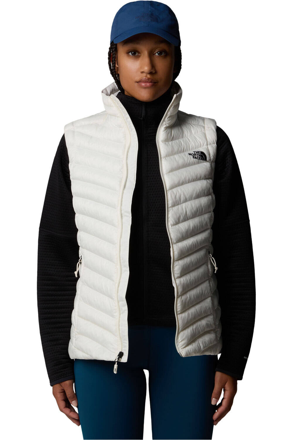 The North Face chaleco outdoor mujer W HUILA SYNTHETIC VEST vista detalle