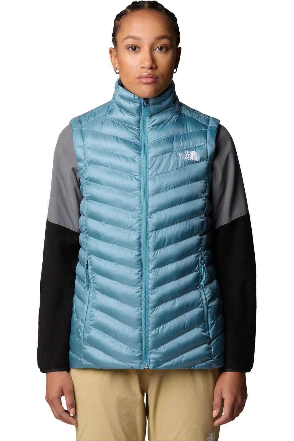 The North Face chaleco outdoor mujer W HUILA SYNTHETIC VEST vista frontal