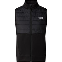 The North Face chaleco outdoor mujer W REAXION HYBRID GILET vista detalle