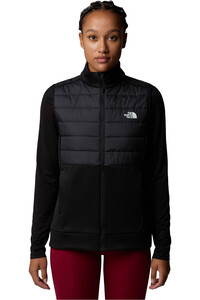 The North Face chaleco outdoor mujer W REAXION HYBRID GILET vista frontal