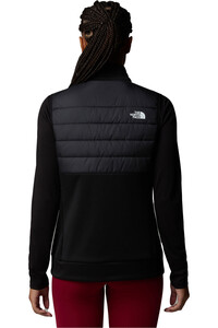 The North Face chaleco outdoor mujer W REAXION HYBRID GILET vista trasera