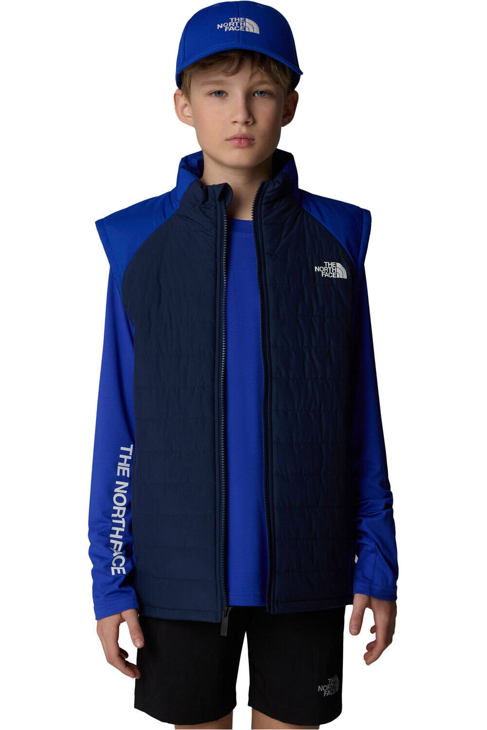 The North Face chaleco outdoor niño B NEVER STOP SYNTHETIC VEST vista detalle