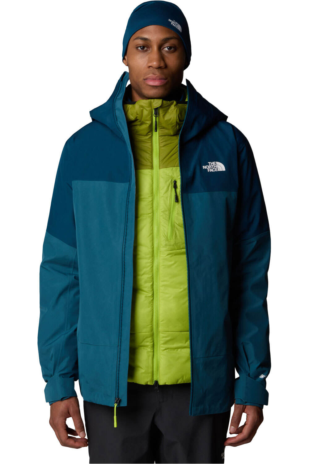 The North Face chaqueta impermeable hombre M JAZZI 3L GTX JACKET vista detalle