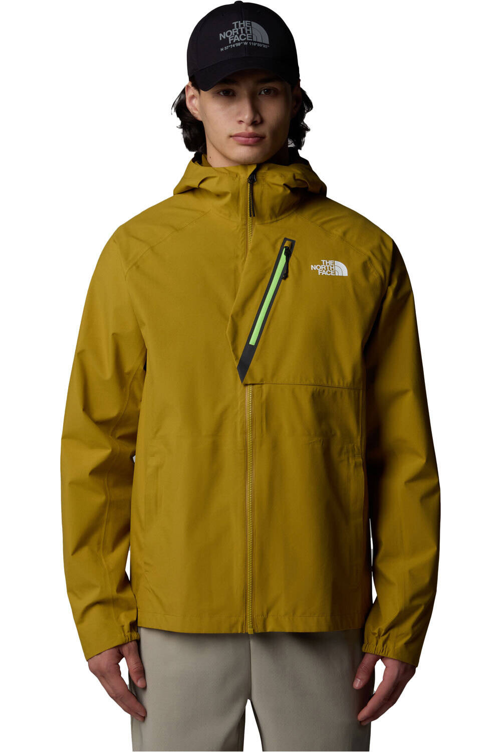 The North Face chaqueta impermeable hombre M MA WATERPROOF JACKET vista frontal