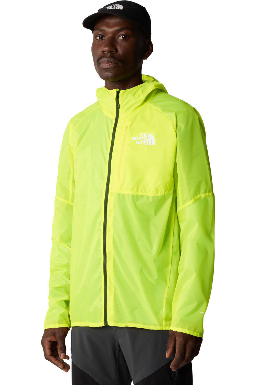 The North Face chaqueta impermeable hombre M WINDSTREAM SHELL vista frontal