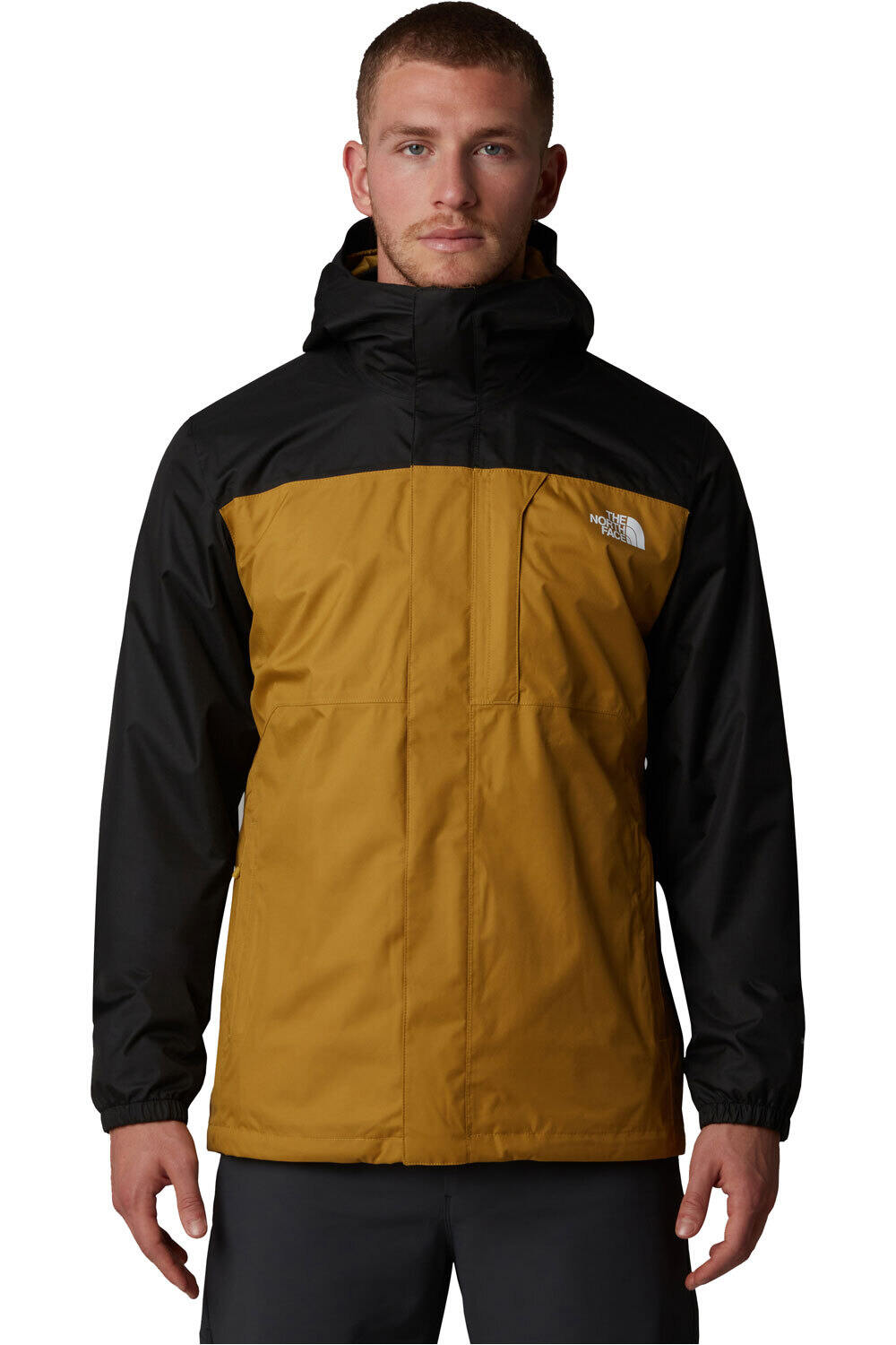 The North Face chaqueta impermeable insulada hombre M QUEST TRICLIMATE JACKET vista detalle