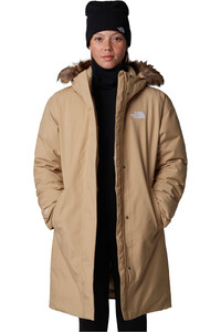 The North Face chaqueta impermeable insulada mujer W ARCTIC PARKA vista detalle