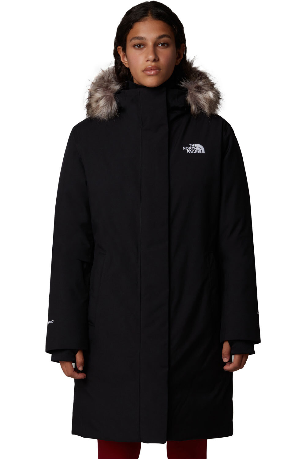 The North Face chaqueta impermeable insulada mujer W ARCTIC PARKA vista frontal