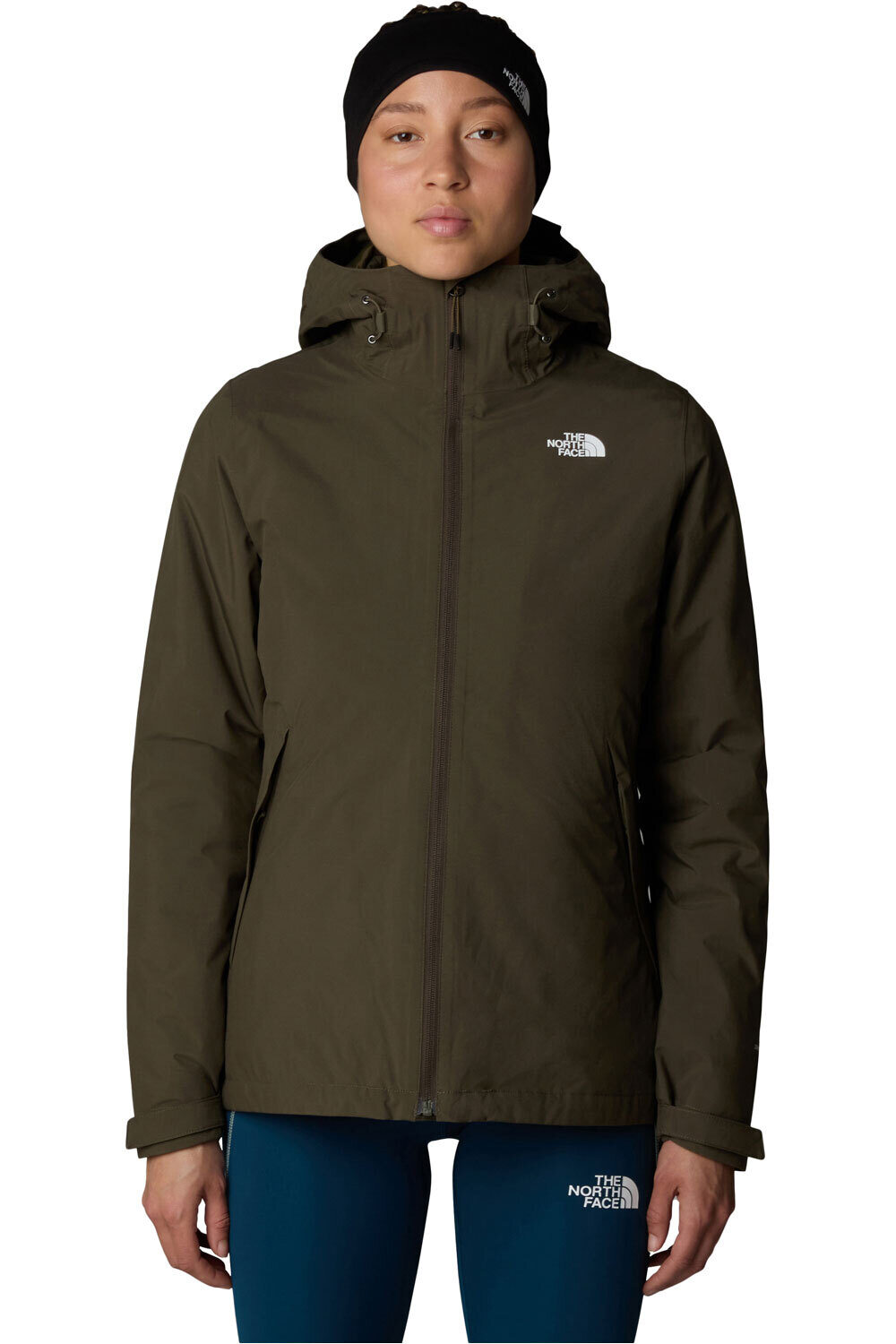 The North Face chaqueta impermeable insulada mujer W CARTO TRICLIMATE JACKET vista detalle