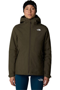 The North Face chaqueta impermeable insulada mujer W CARTO TRICLIMATE JACKET vista detalle