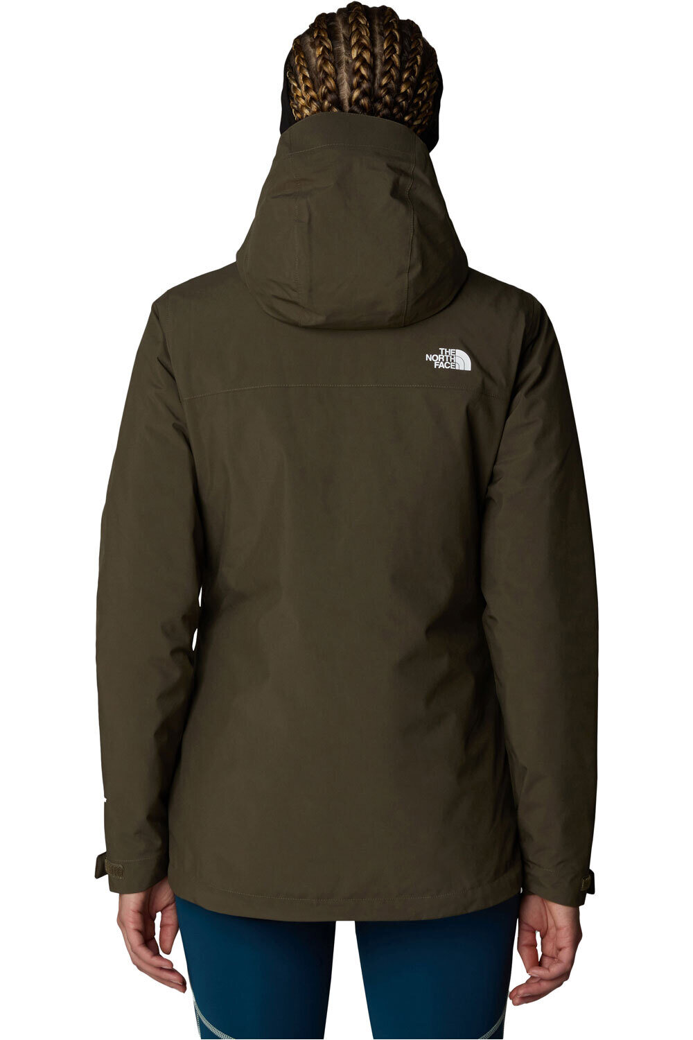 The North Face chaqueta impermeable insulada mujer W CARTO TRICLIMATE JACKET vista trasera