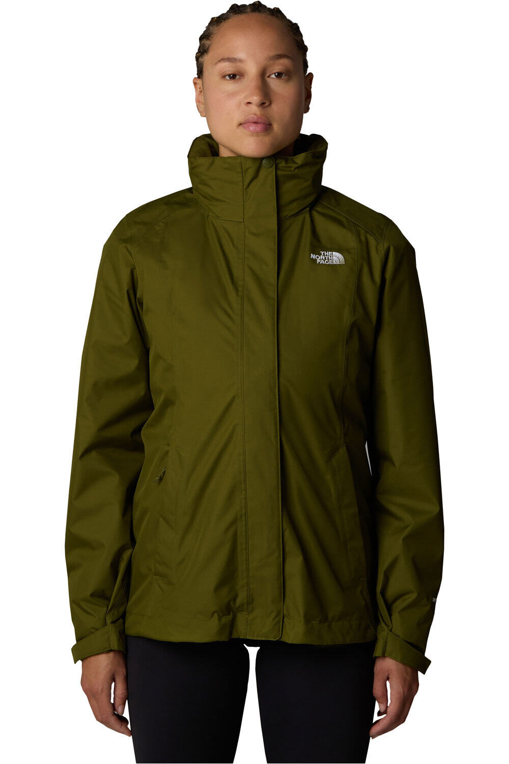 The North Face chaqueta impermeable insulada mujer W EVOLVE II TRICLIMATE JACKET vista detalle