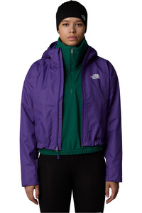 The North Face chaqueta impermeable mujer W CROPPED QUEST JACKET vista detalle