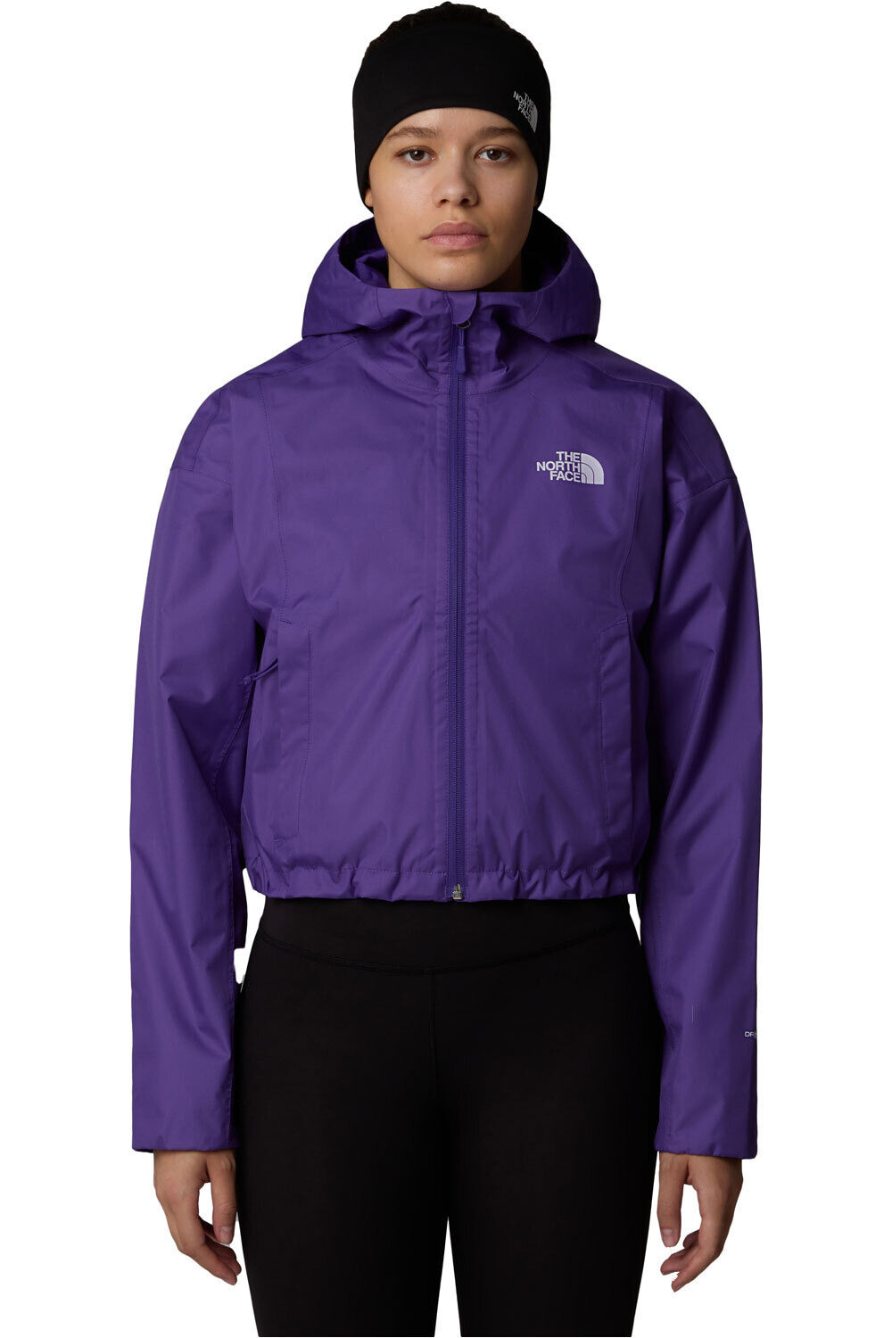 The North Face chaqueta impermeable mujer W CROPPED QUEST JACKET vista frontal