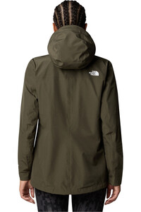 The North Face chaqueta impermeable mujer W DRYZZLE FUTURELIGHT JACKET vista trasera