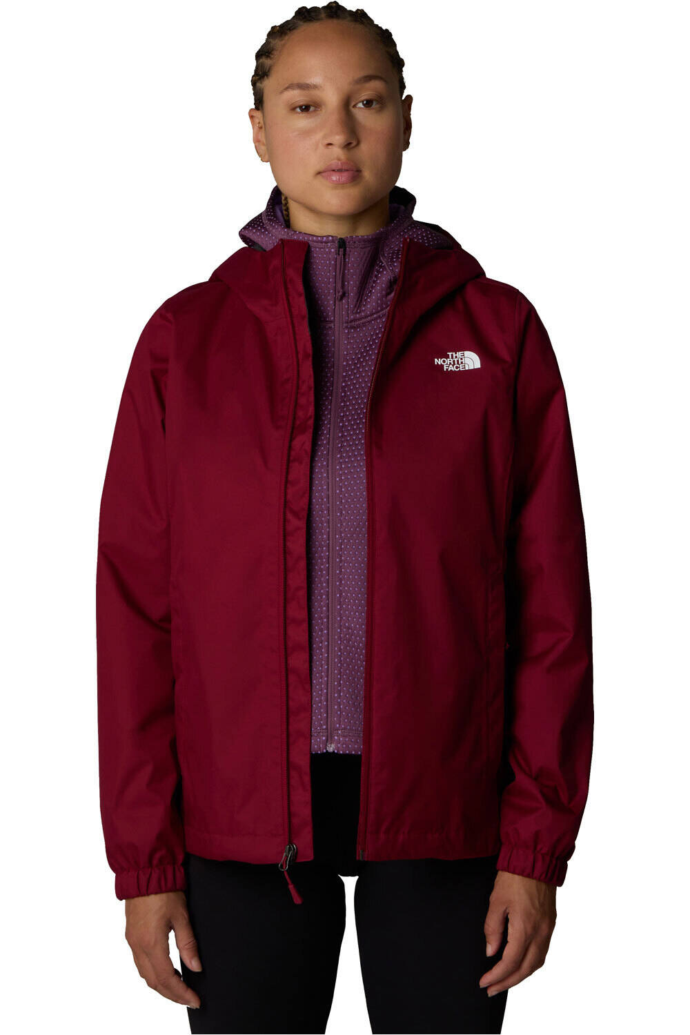 The North Face chaqueta impermeable mujer W QUEST JACKET vista detalle