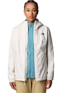 The North Face chaqueta impermeable mujer W QUEST ZIP IN vista detalle