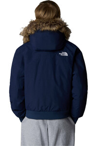 The North Face chaqueta impermeable niño TEEN MCMURDO HOODED JACKET vista trasera