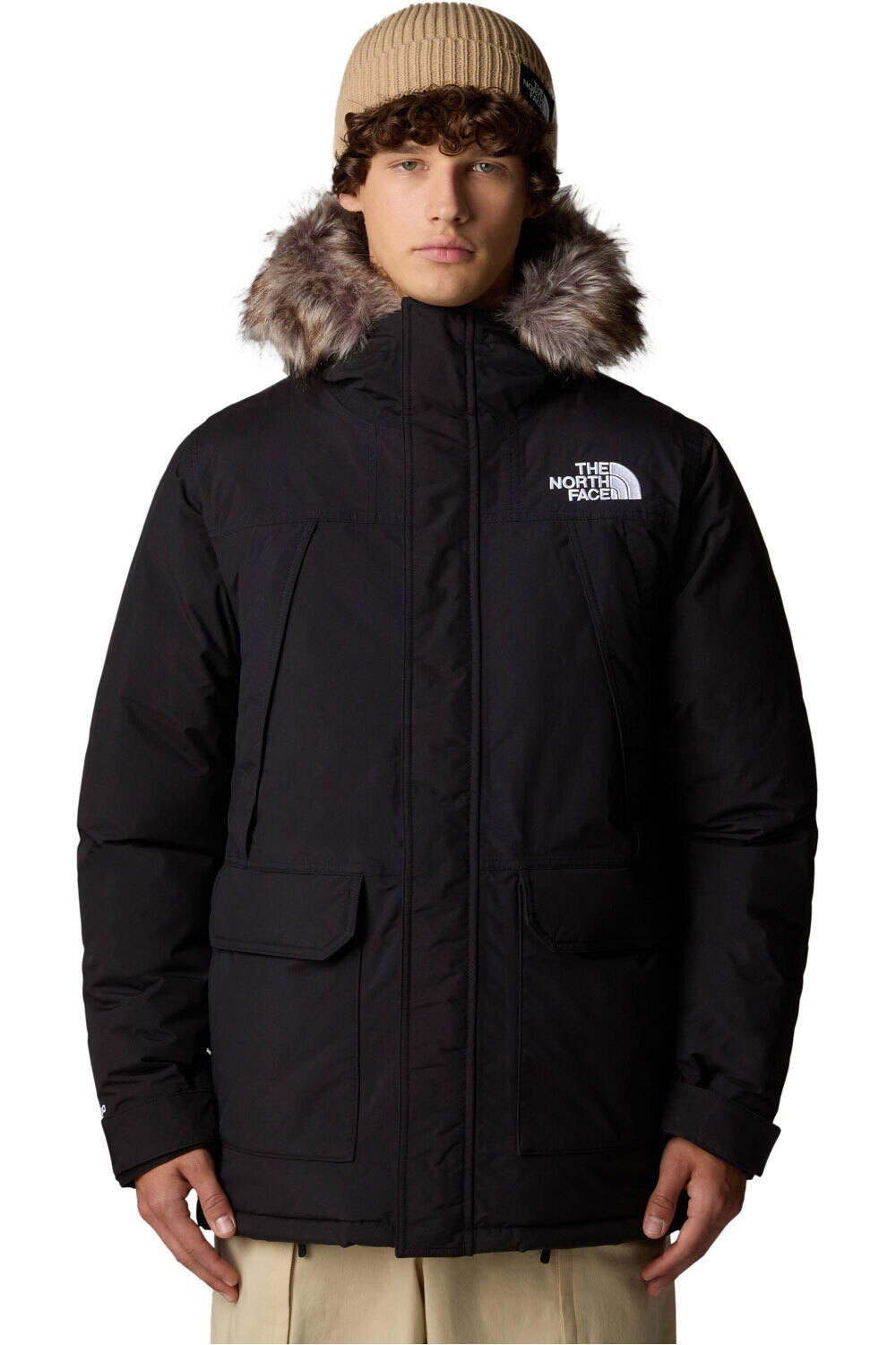 The North Face chaqueta outdoor hombre M MCMURDO PARKA vista frontal