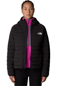 The North Face chaqueta outdoor mujer W BELLEVIEW STRETCH DOWN HOODIE vista detalle