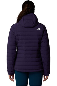 The North Face chaqueta outdoor mujer W BELLEVIEW STRETCH DOWN HOODIE vista trasera