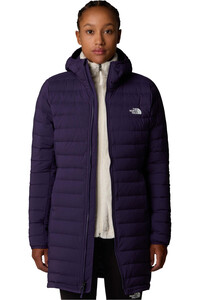 The North Face chaqueta outdoor mujer W BELLEVIEW STRETCH DOWN PARKA vista detalle