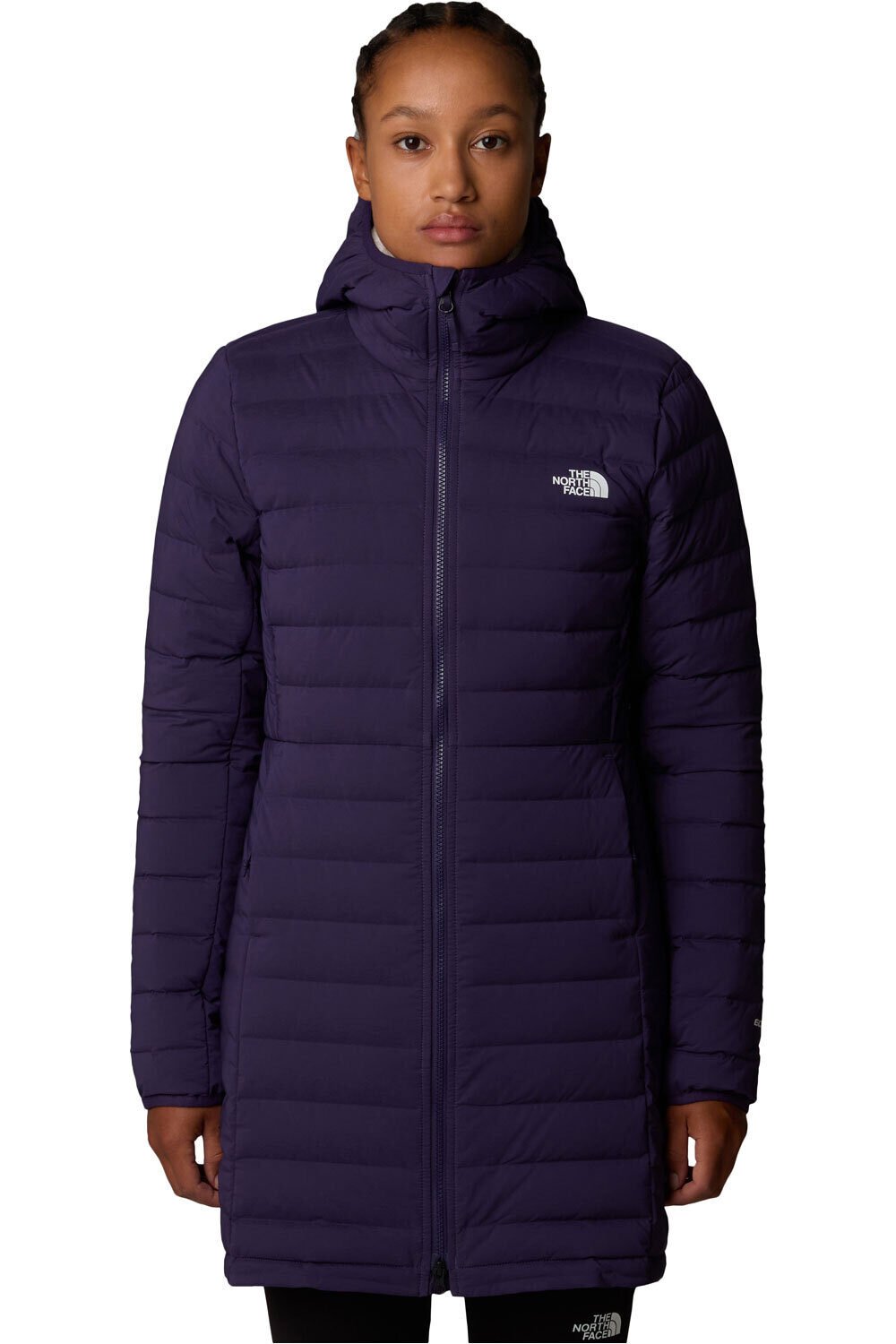 The North Face chaqueta outdoor mujer W BELLEVIEW STRETCH DOWN PARKA vista frontal