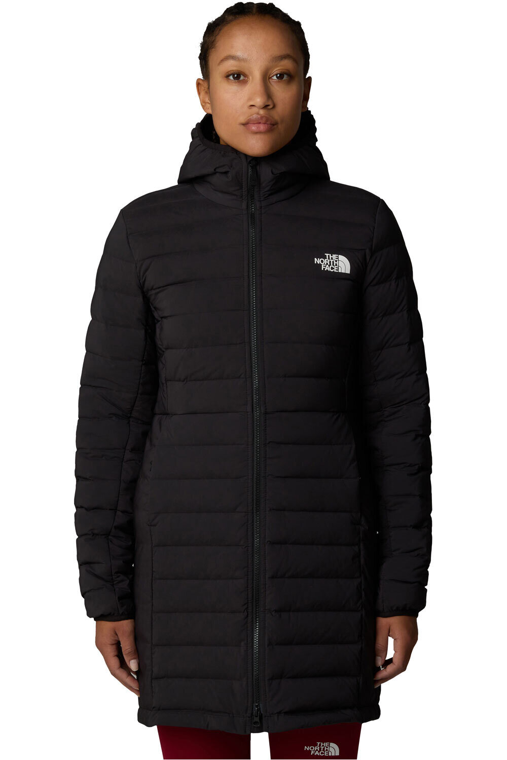 The North Face chaqueta outdoor mujer W BELLEVIEW STRETCH DOWN PARKA vista frontal