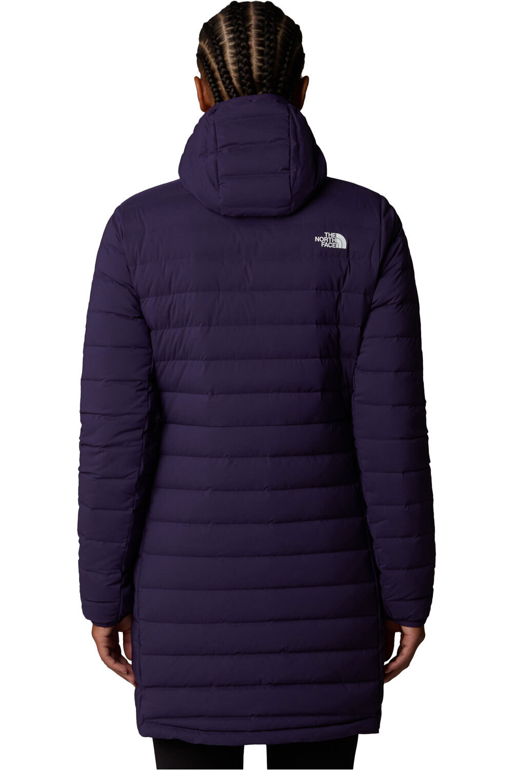 The North Face chaqueta outdoor mujer W BELLEVIEW STRETCH DOWN PARKA vista trasera