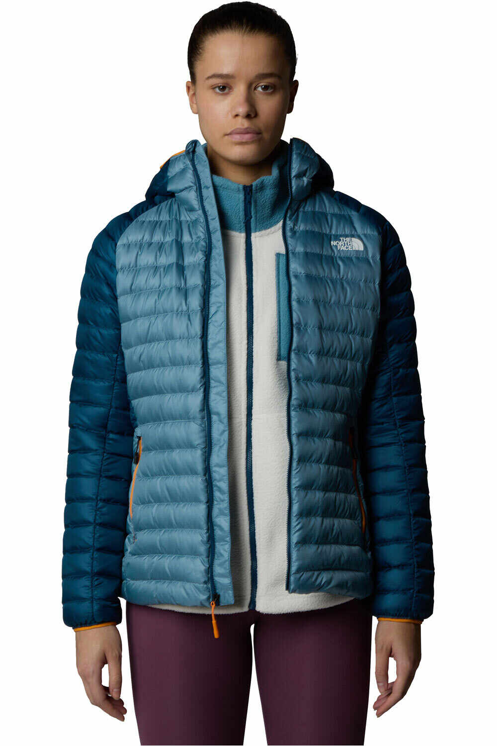 The North Face chaqueta outdoor mujer W BETTAFORCA LT DOWN HOODIE vista detalle